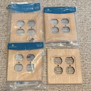 4 Brainerd Unfinished Wood Outlet Covers